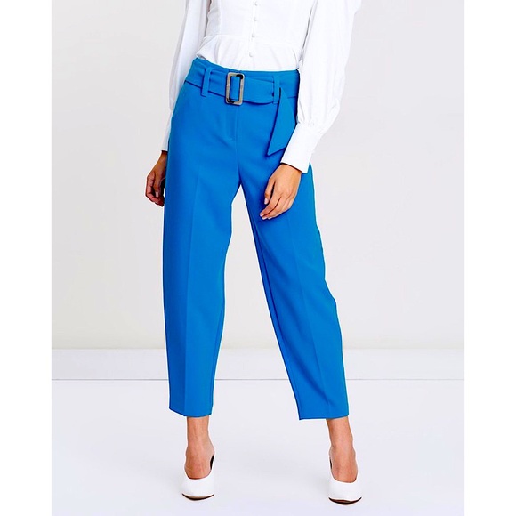 TOPSHOP Jodi belted peg trousers - Picture 2 of 10